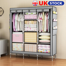 New Design Portable Wardrobe Closet Clothes Rack Storage Organizer with Cover