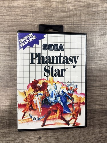 Phantasy Star Custom Game Case For Sega Master System SMS *NO GAME*