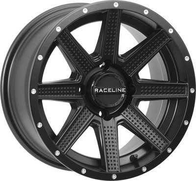 RACELINE 2017 Tactic 550 Hisun HOSTAGE WHEEL 14X7 4/110 5+2 (+10MM) BLACK A92B-4