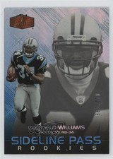 2006 Flair Showcase Sideline Pass Rookies 12/199 DeAngelo Williams #228 t2b