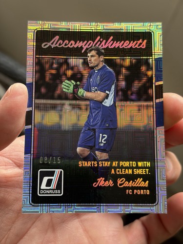 Iker Casillas #10 2016 Panini Donruss Accomplishments card