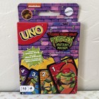 NEW-Mattel UNO Teenage Mutant Ninja Turtles Card Game W/ Special Rule- FAST SHIP