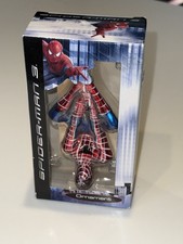 2007 Marvel Spiderman 3 Movie Glass Ornament Hanging Upside Down NOS NEW Boxed