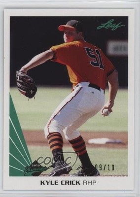 2013 Leaf Memories Green /10 Kyle Crick #B-KC1 0b0