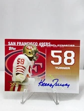 2008 Topps Dynasties KEENA TURNER San Francisco 49ers AUTO 273/500