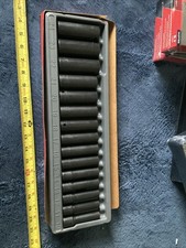 Snap On 12 Dr 15pc Metric Deep Impact Socket Set 10-24mm 6ptused Once Snap On 12 Dr 15pc Metric Deep Impact Socket Set 10-24mm 6ptused Once