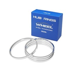 Hub Centric Rings, 130.8 to 116.7, Set of 4, Aluminium OD130.8--ID116.7mm