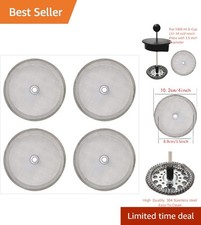 4-Piece High-Quality French Press Filter Set - Fits 34 Oz 8 Cup Models