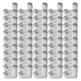 50pcs arcade L Type PCB Mounting Feet with Screw for JAMMA MAME Game PCB Board C