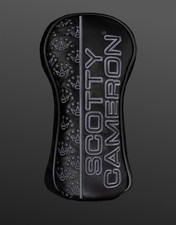 2026 Scotty Cameron Black Leather Crown Driver Headcover British Open Release