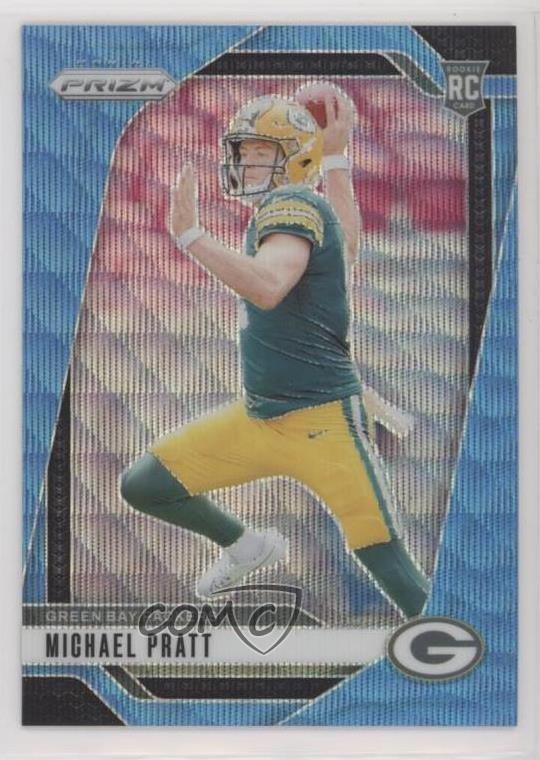 2024 Panini Prizm Rookies Blue Wave 84/230 Michael Pratt #379 Rookie RC 5b1