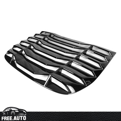 Rear Window Scoop Louver Fits 09-20 Nissan 370Z Coupe IKON Sun