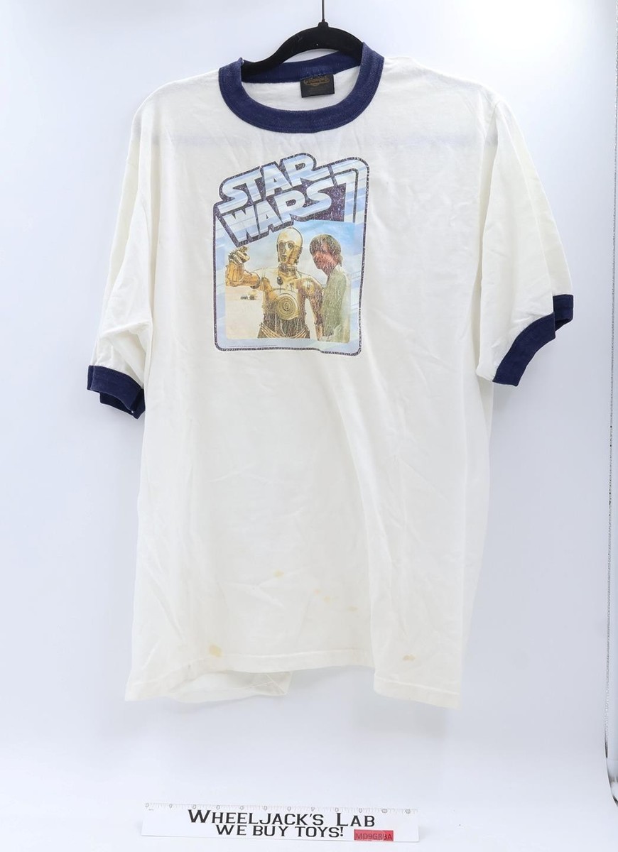Star Wars Vintage Classic Luke Skywalker C-3PO T-Shirt Changes XL