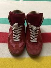 Sneaker alte Maison Martin Margiela rossa replica GAT Trainer senza scatola taglia 44 11