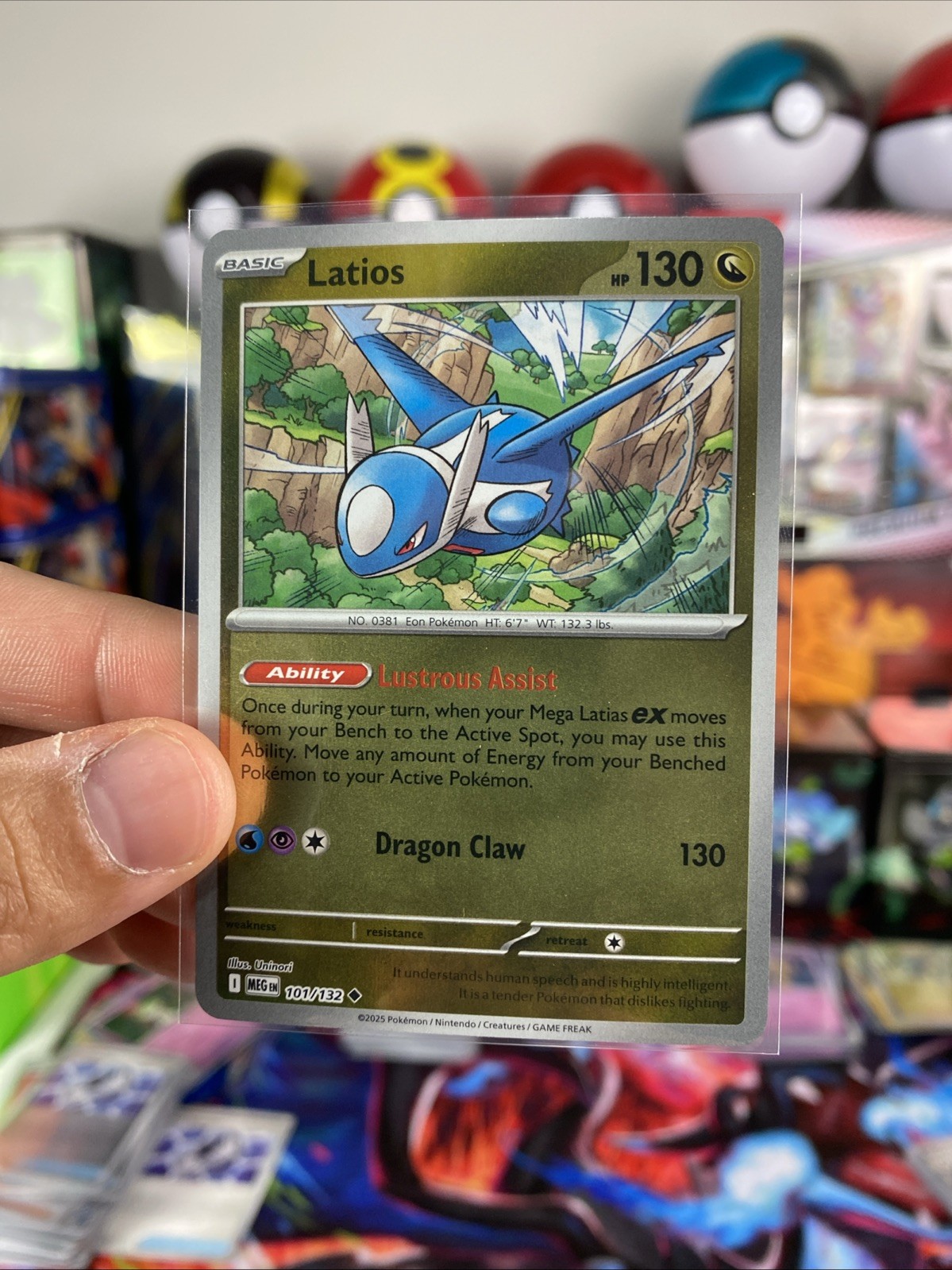 Latios 101/132 Me01: Mega Evolution Reverse Holo (Buy 2 Get 1 Free)