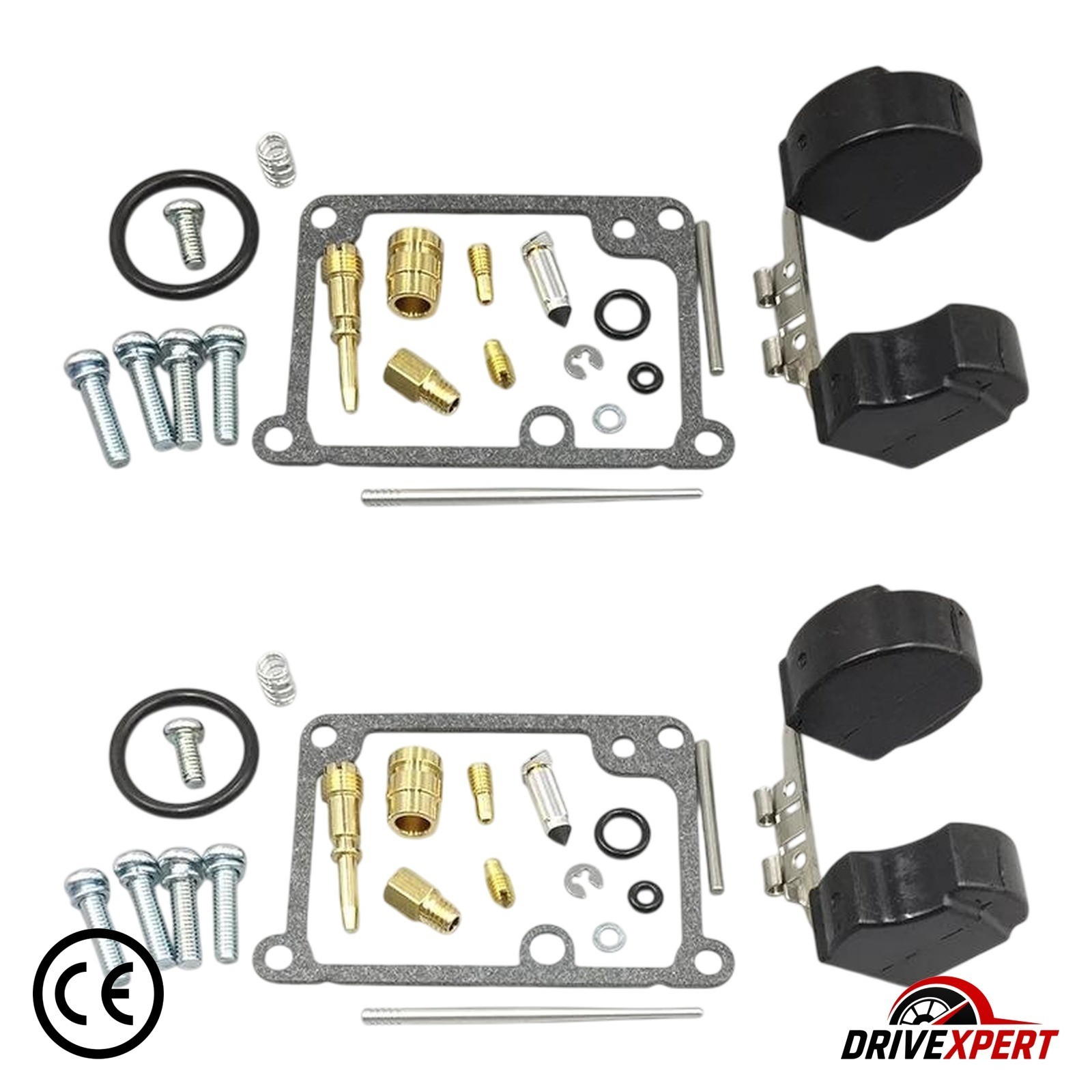 Kit of 2 Carburetors + 4 Floats for Yamaha Banshee 350 YFZ350 Mikuni VM26