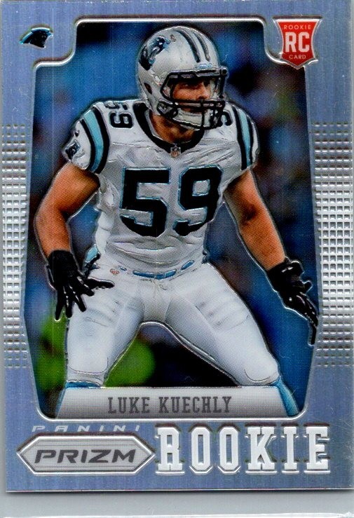 2012 -Luke Kuechly- Panini Prizm Silver Rookie Football Card #279 Panthers HOF