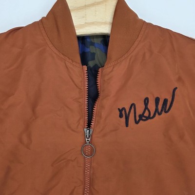 Nike NSW Jacket Sportswear Water Resistant Copper Brown Men s Small, Pockets
