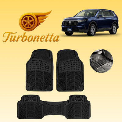 For All Honda Custom Fit All Weather 3pcs Turbonetta Rubber Floor Mats