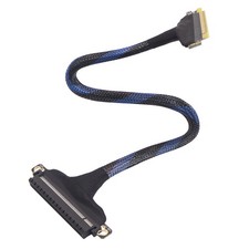 PCIe 5.0 x16 Extension Cable PCI-E Gen5 Silver-plated GPU RTX 5090 Graphics Card