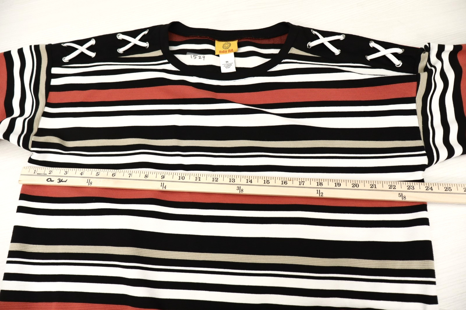 RUBY RD. Women's Stretch Polyester Rayon Blouse 3… - image 15