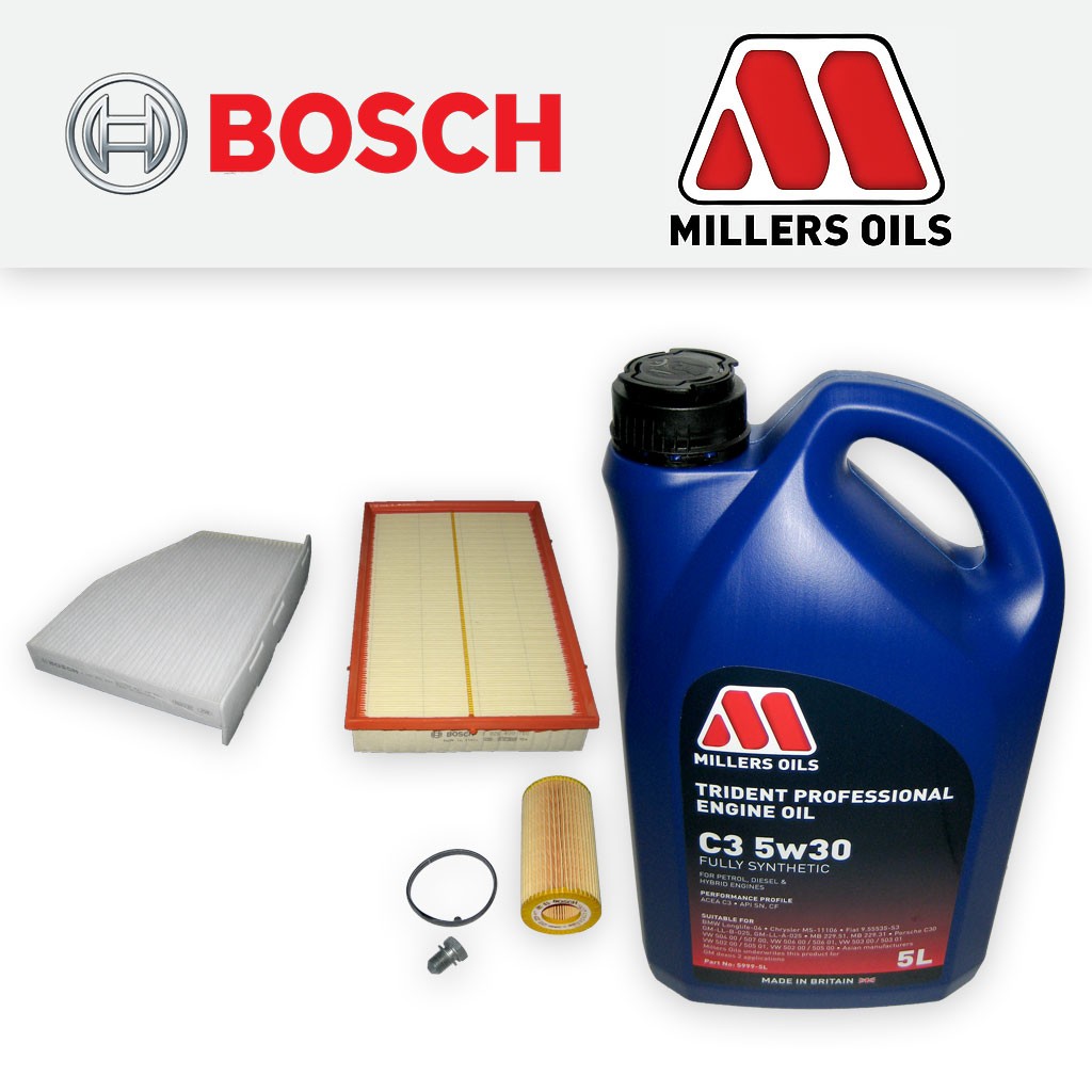 SERVICE KIT for AUDI TT (8J) TTS QUATTRO OIL AIR CABIN FILTERS +OIL (2008-2014)