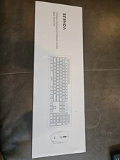 Seenda Wireless Keyboard & Mouse Combo Bluetooth White - Unused Still in Plastic