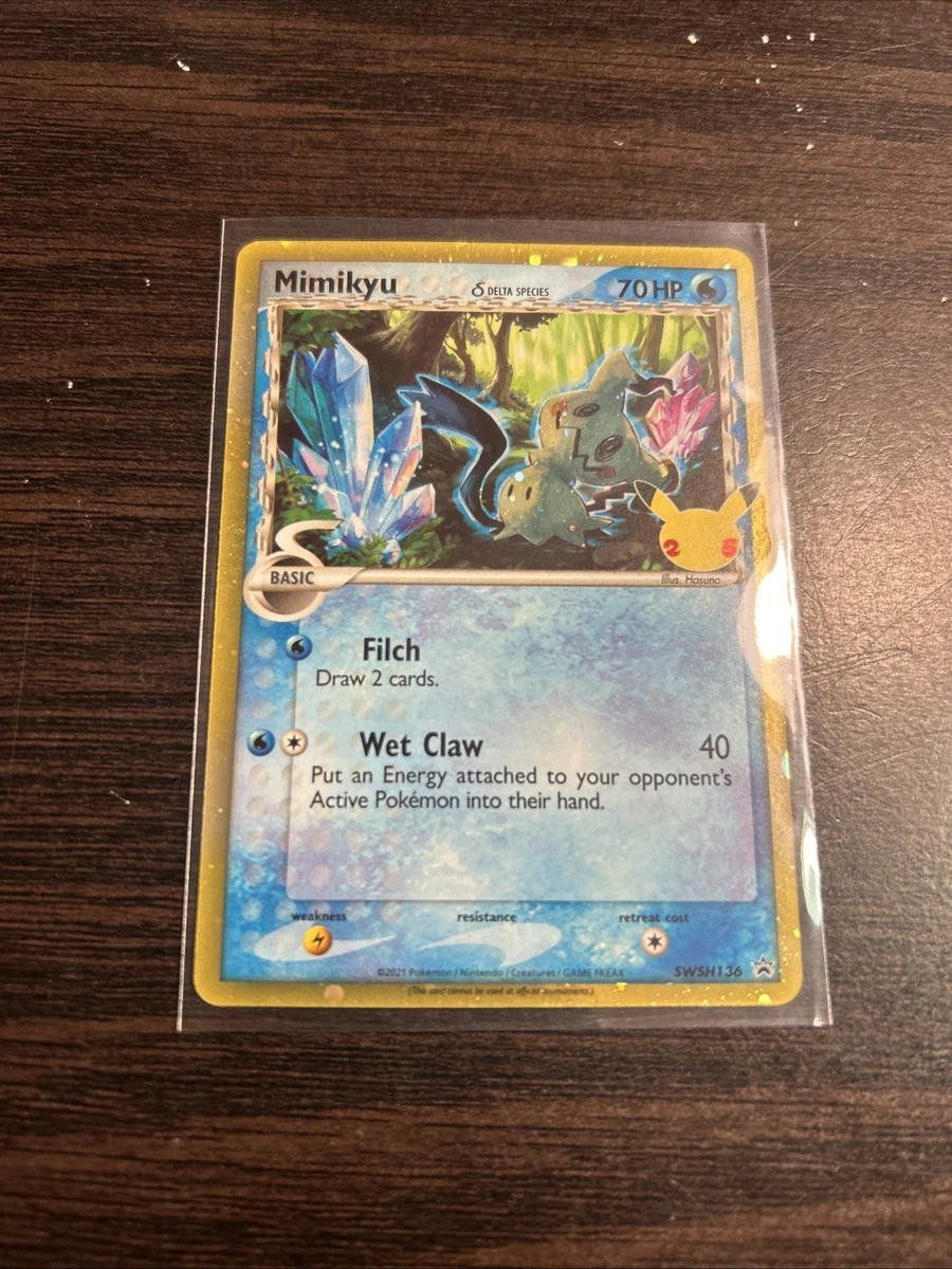 Mimikyu SWSH136 SWSH: Sword & Shield Promo Cards for sale | eBay