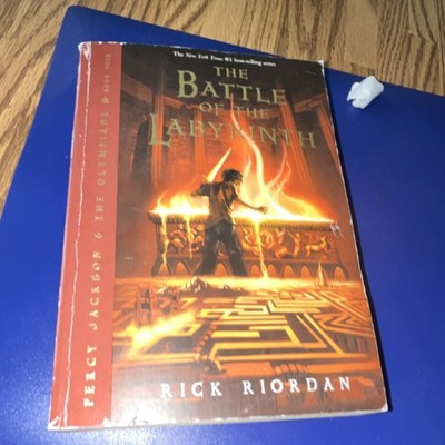 Percy Jackson Bk. 4 Battle of the Labyrinth by Rick Riordan PB Fantasy