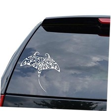 DiamondCutStickerz Tribal Art Stingray Manta Ray Decal Sticker Car Truck