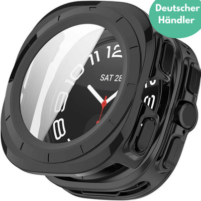 Hülle + 2X Schutzglast für Samsung Galaxy Watch Ultra 47mm Panzerfolie Case 9H