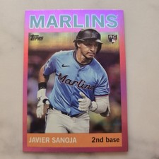 2025 Topps Archives #8 Javier Sanoja Pink Foilboard