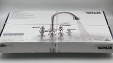 KOHLER Capilano 2-Handle Bridge Farmhouse Pull-Down Kitchen Faucet R21070-SD-VS