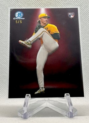 2026 Bowman Bubba Chandler Bowman Spotlights Red Refractor Rookie Card 5/5 BS-12