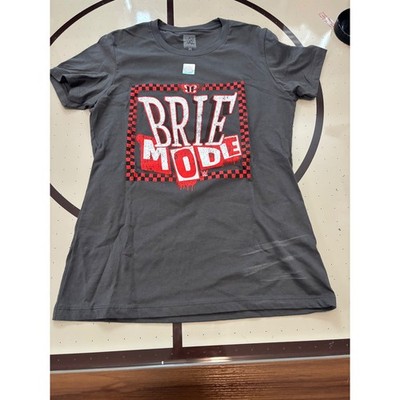 WWE Authentic Brie Bella Brie Mode Graphic T-Shirt Gray Womens Medium 01 Back