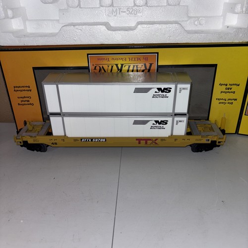 MTH Rail King Norfolk Southern Husky Stack Car 59786 30-4205C | Zustand: Used