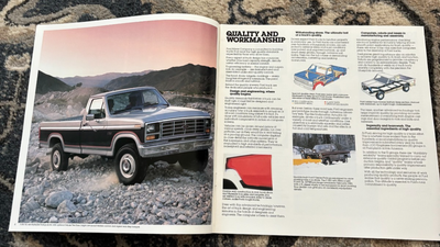 Ford F150 F250 F350 Truck For 1985 Brochure FCCA25 | eBay