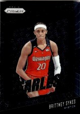 Brittney Sykes #15 2024-25 Panini Prizm WNBA Fearless Washington Mystics