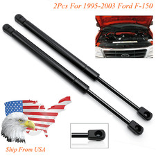 2Pcs Front Air Rod Lift Supports Gas Charged Strut For 1995-2003 Ford F-150 F250