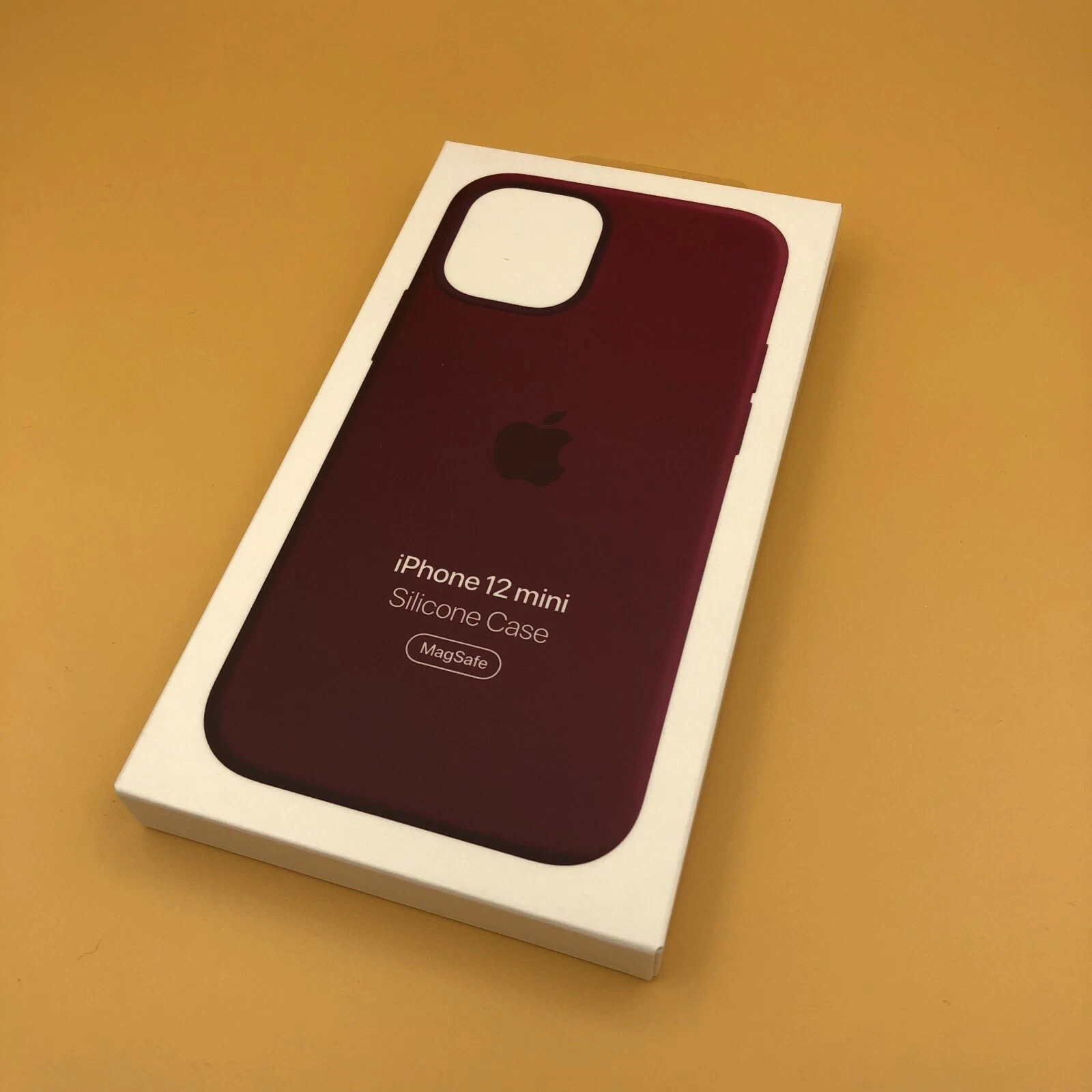 Apple iPhone 12 Mini Silicone Case MagSafe - Plum - Genuine Apple Sealed Item - Image 3