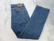 Wrangler Jeans Boys Size 16 Husky Straight Le Classic Fit Medium Wash Blue
