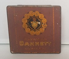 Sulima Bankett Cigaretten 20er alte Blechdose leer Zigaretten Dresden F.L. Wolff