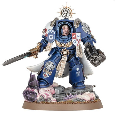 Warhammer 40.000 Leviathan Space Marines Captain in Terminatorrüstung
