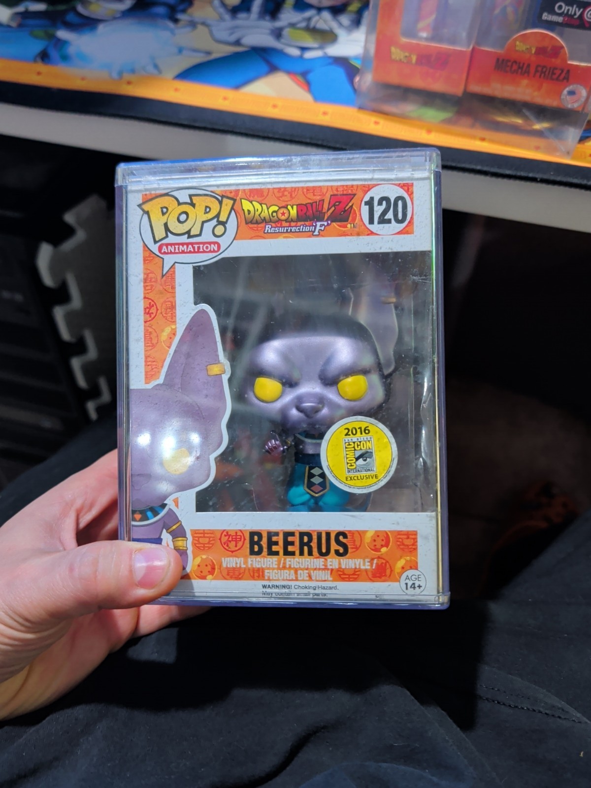 Funko Pop! Vinilo: Dragon Ball - Beerus - (Metálico) - Funimation (Exclusivo)...