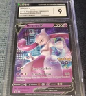 The Pokémon Company Mewtwo V SWSH223 CGC 9 SWSH Black Star Promo Holo 2022