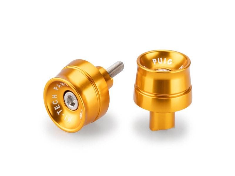 Puig Gold Speed Bar Ends Kawasaki Ninja 650 2020-2025