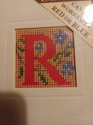 Twilleys of Stamford Kreuzstich Kartenset - Alphabet ''R''. Nagelneu.