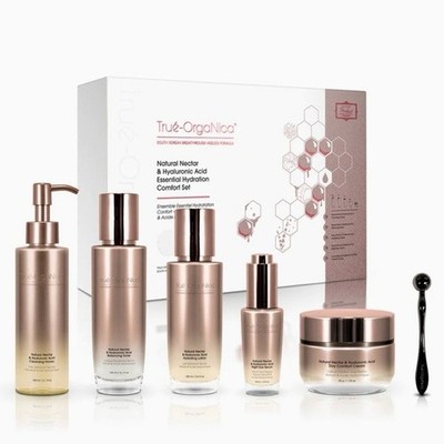 Trué-OrgaNica Natural Nectar & Hyaluronic Acid Essential Hydration Set MSRP$5800