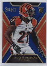 2014 Panini Select Rookies Blue Prizm 44/50 Darqueze Dennard #115 4x4