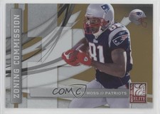 2009 Donruss Elite Zoning Commission Gold /899 Randy Moss #8 HOF 1s4u